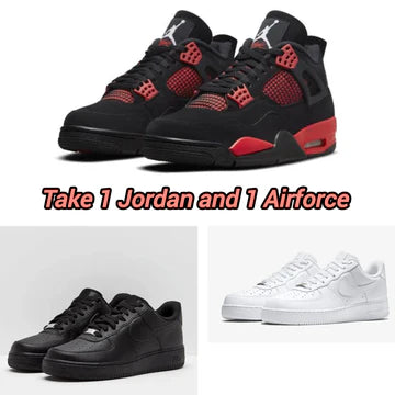 JORDAN BLACK R + AIRFORCE
