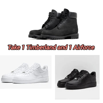 TIMBERLAND BLACK + AIRFORCE