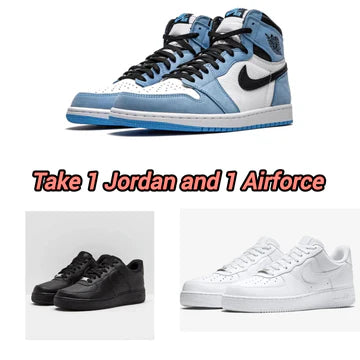 JORDAN BLUE + AIRFORCE