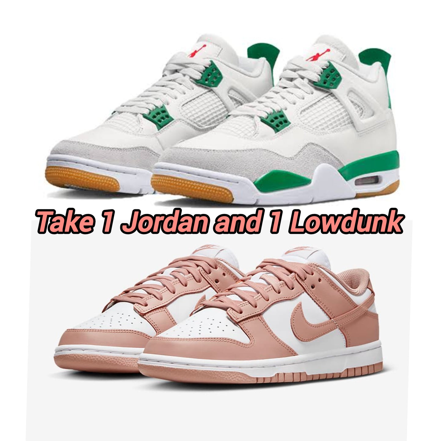 JORDAN SB +LOWDUNK SALMON