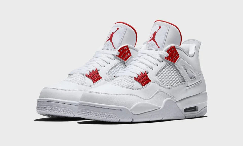 JORDAN 4 RED WHITE
