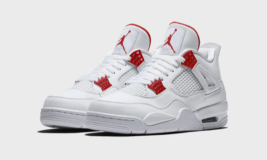 JORDAN 4 RED WHITE