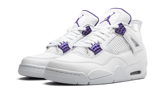 JORDAN 4  WHITE PURPLE