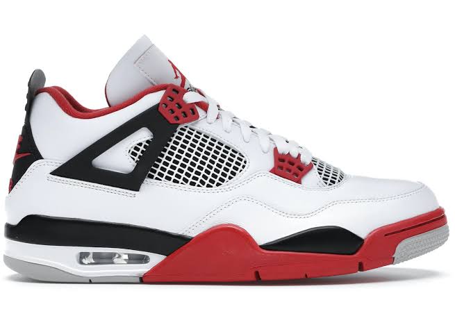 JORDAN 4 WHITE RED