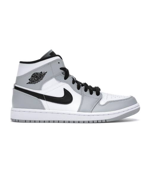 NIKE JORDAN 1 MID LIGHT SMOKE GREY