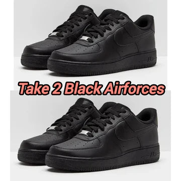 AIRFORCE BLACK + AIRFORCE BLACK