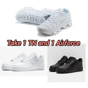 NIKE TN WHITE + AIRFORCE